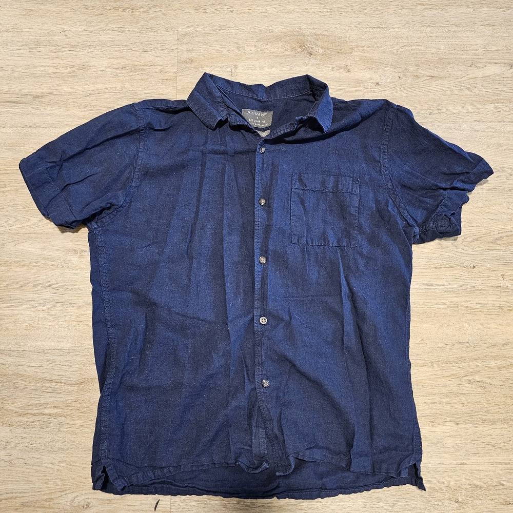 Primark Navy Casual Button Down Shirt